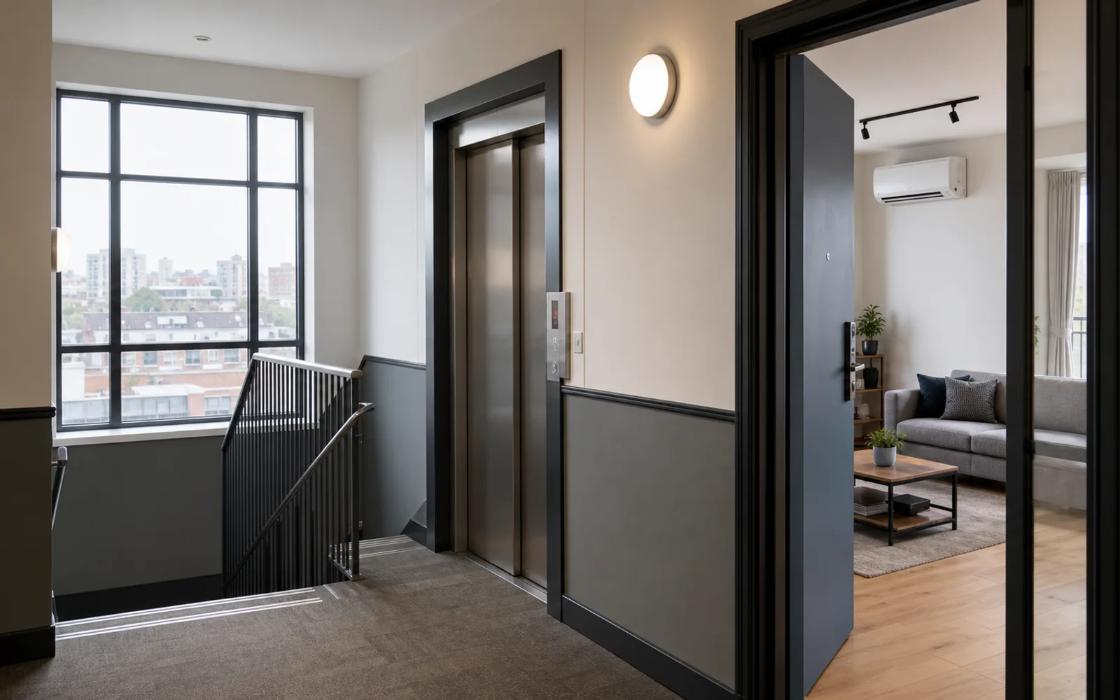 Office building air conditioning
