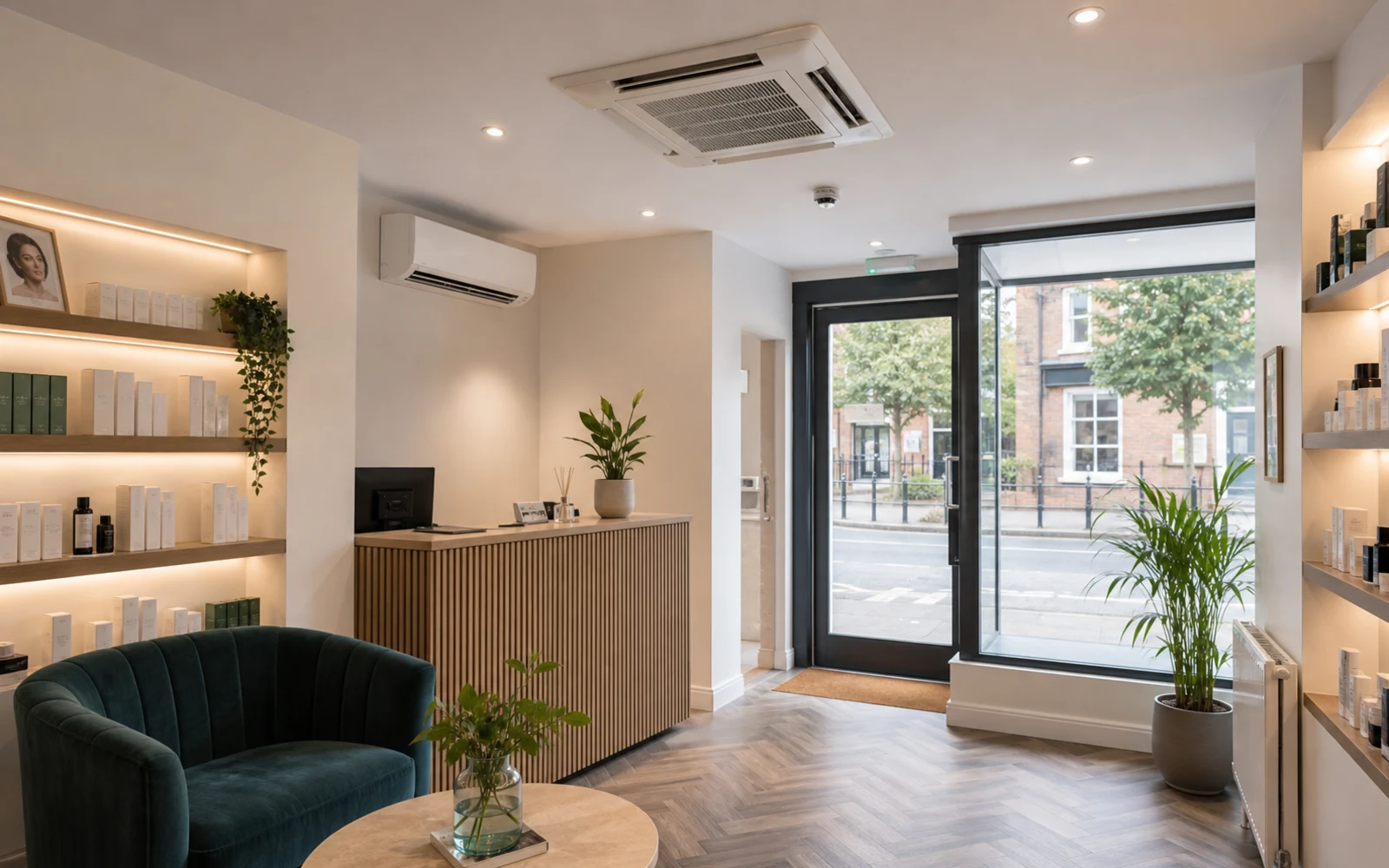 Commercial air conditioning and servicing check